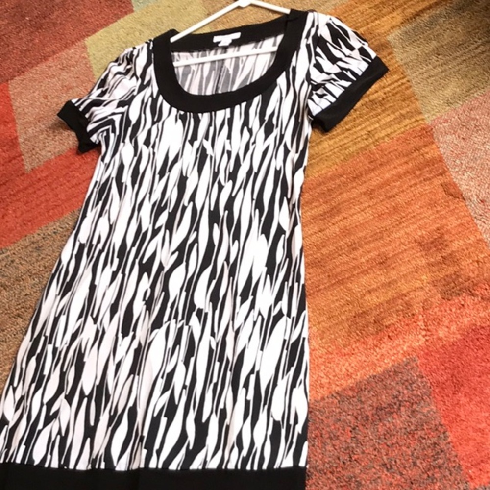 Black and white dress